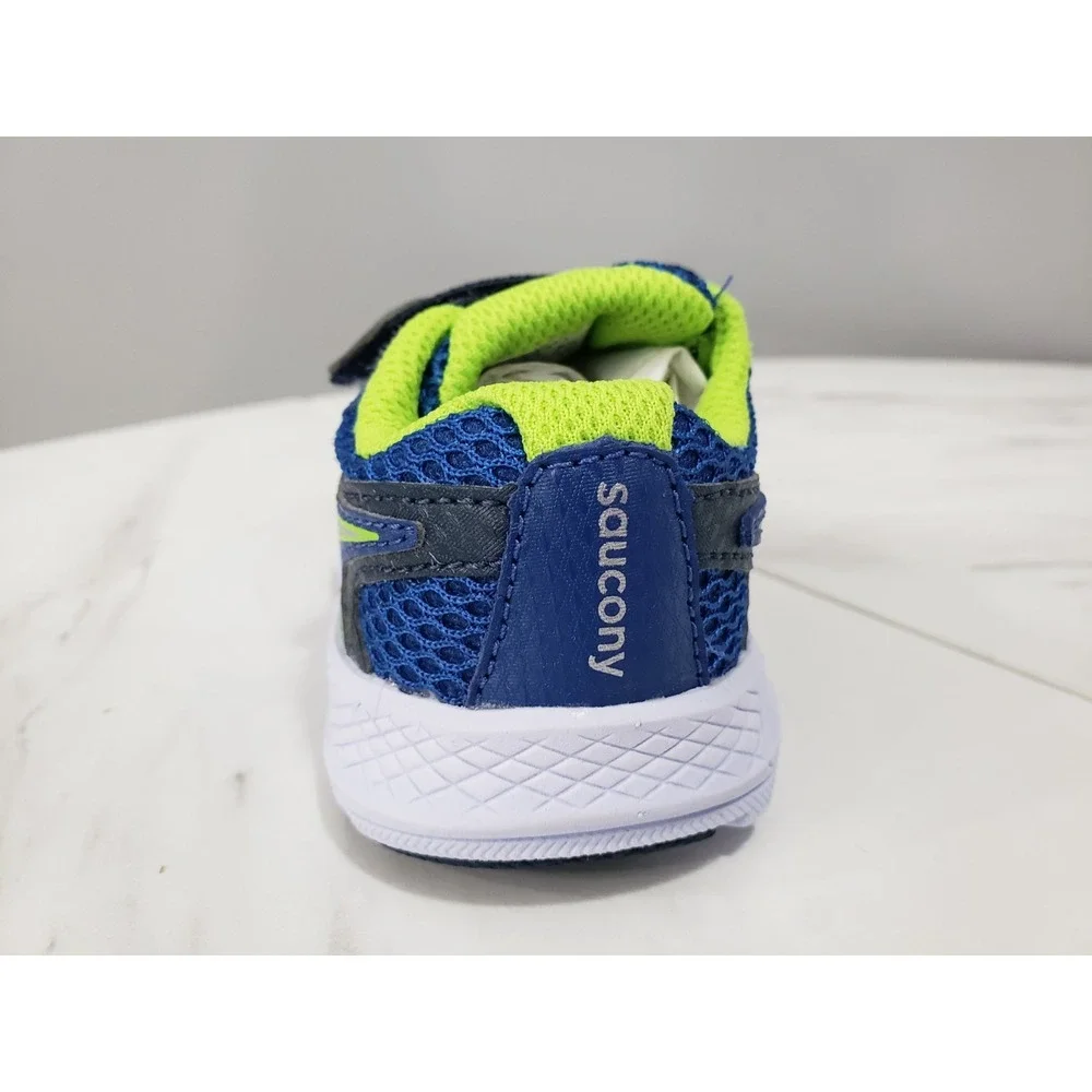 NEW - SIZE 5‎ BABY TODDLER Saucony Ride Sneaker Walking Shoes Blue